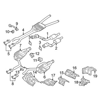 Audi OE - Exhaust System - Exhaust Components