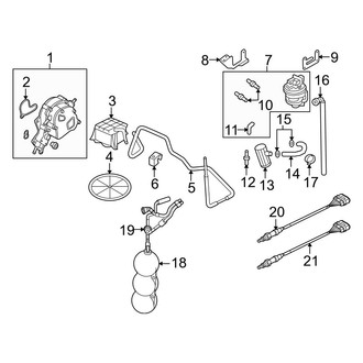 Audi OE - Emission System - Emission Components (Cabriolet 3.2L)