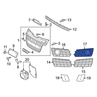 Audi OE - Front Left Outer Grille