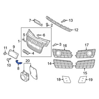 Audi OE - Tow Eye Cap