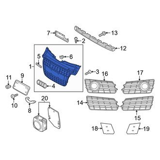 Audi OE - Front Center Grille