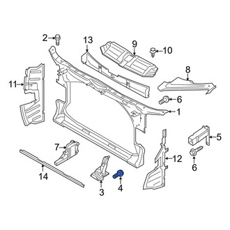 Audi OE - Radiator Mount Bolt