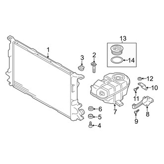 Audi OE - Cooling - Radiator & Components (Main), (Base 3.0L Gas)