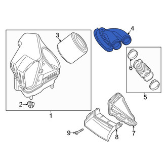 Audi OE - Engine Air Intake Hose
