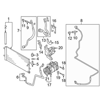 Audi OE - Air Conditioner & Heater - Hoses & Lines