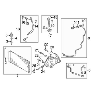 Audi OE - Air Conditioner & Heater - Hoses & Lines