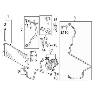 Audi OE - Air Conditioner & Heater - Hoses & Lines (3.0L Gas)