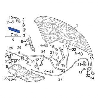 Audi A Hood Weatherstripping Seals Carid Com