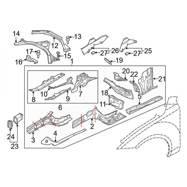 Fender - Structural Components & Rails