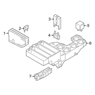 Audi OE - Electrical - Fuse & Relay (Rear)
