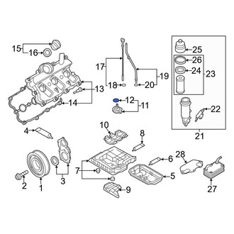 Audi OE - Engine Oil Level Sensor O-Ring