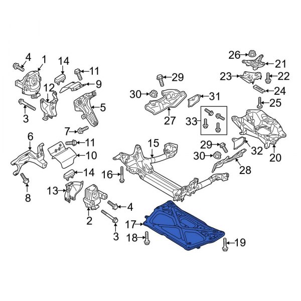 Engine Cradle Brace