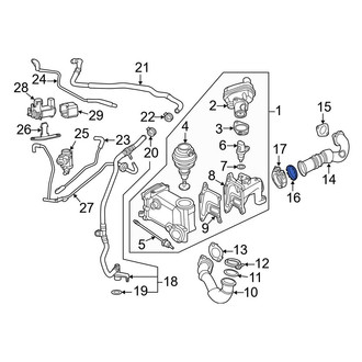 Audi OE - Exhaust Gas Recirculation (EGR) Tube Seal