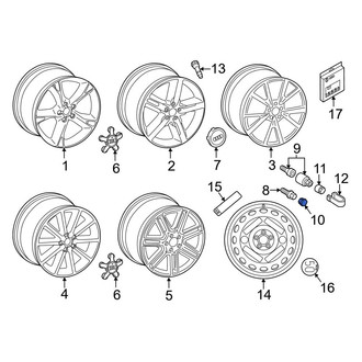 Audi OE - Wheel Lug Bolt Cap