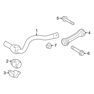 Audi OE - Front Suspension - Stabilizer Bar & Components (Base)