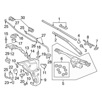 Audi OE - Windshield - Wiper & Washer Components