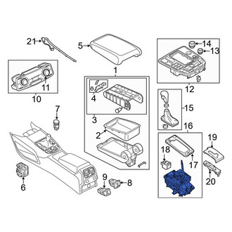 Audi OE - Automatic Transmission Shift Lever