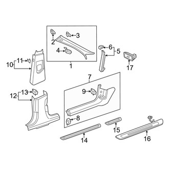 Audi OE - Pillars, Rocker & Floor - Interior Trim