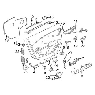 Audi OE - Rear Door - Interior Trim