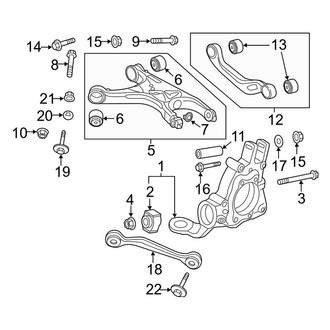 Audi OE - Rear Suspension - Suspension Components