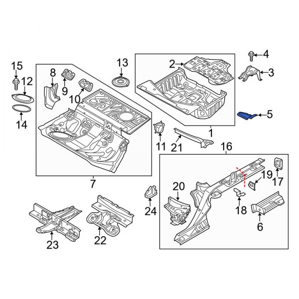 Floor Pan Bracket