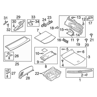 Audi OE - Rear Body & Floor - Interior Trim