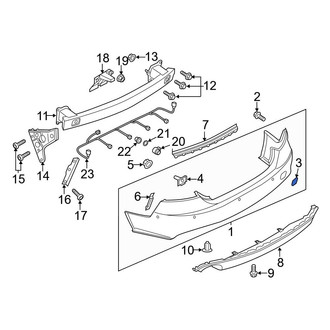 Audi OE - Rear Tow Eye Cap
