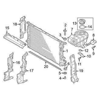 Audi OE - Cooling - Radiator & Components (Main)