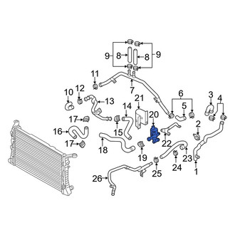 Audi OE - HVAC Heater Control Valve Solenoid