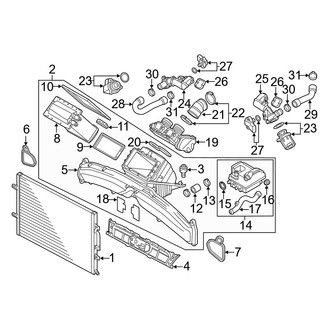 Audi OE - Cooling - Intercooler