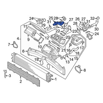 Audi OE - Turbocharger Wastegate Actuator O-Ring