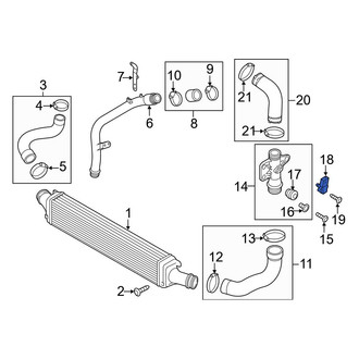Audi OE - Turbocharger Boost Sensor