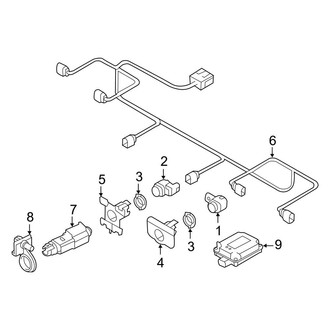 Audi OE - Front Bumper & Grille - Bumper & Components (W/O S-Line Package, Sensors & Electrical), (TDI Premium Plus / TDI Prestige)