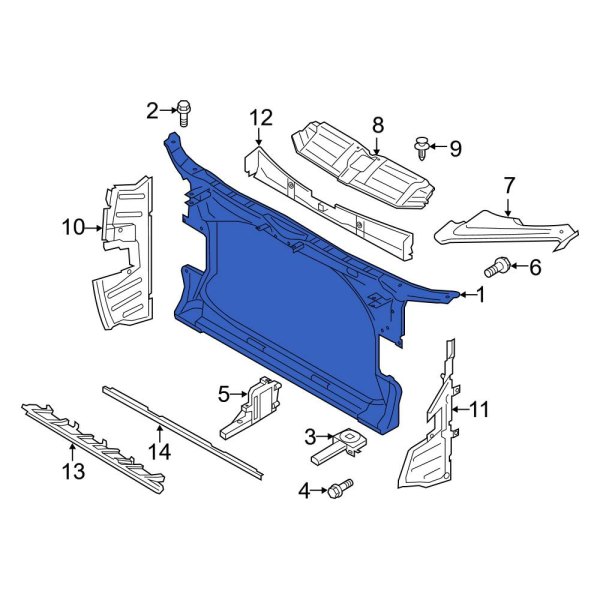 Radiator Support Panel