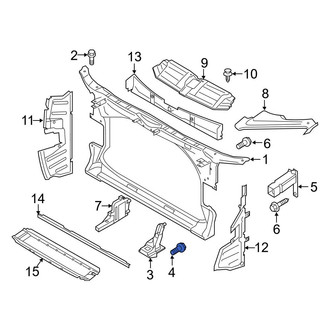 Audi OE - Radiator Mount Bolt