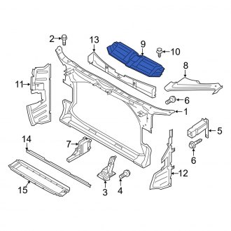 Audi A7 Radiator Support Covers — CARiD.com