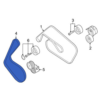 Audi OE - Accessory Drive Belt