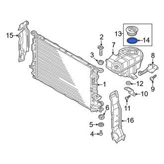 Audi OE - Engine Coolant Reservoir Cap Seal