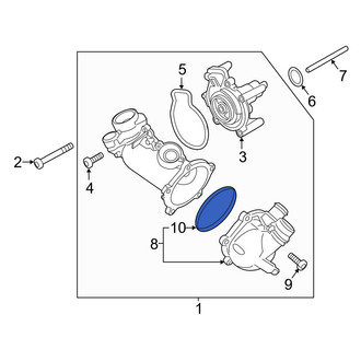 Audi OE - Engine Coolant Thermostat Seal