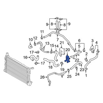 Audi OE - HVAC Heater Control Valve Solenoid