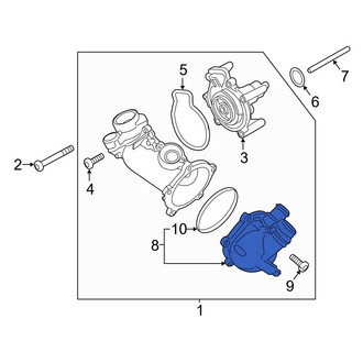 Audi OE - Engine Coolant Thermostat Kit