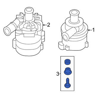 Audi OE - Engine Water Pump Hardware Kit