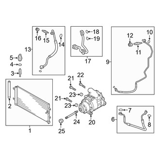 Audi OE - Air Conditioner & Heater - Hoses & Lines