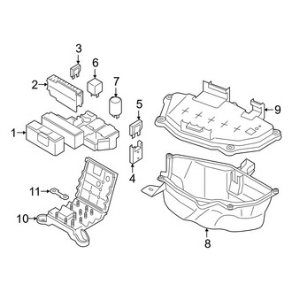 Audi OE - Electrical - Fuse & Relay (Engine Compartment, Front, Center)