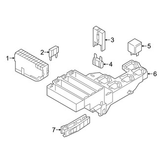 Audi OE - Electrical - Fuse & Relay (Rear)