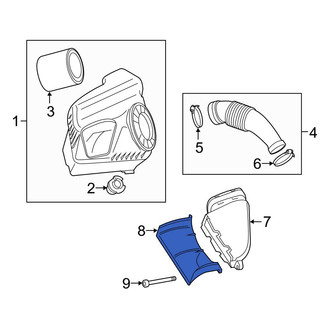 Audi OE - Engine Air Intake Hose Adapter