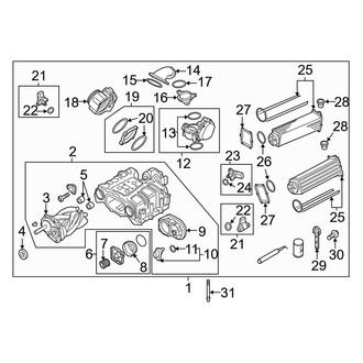 Audi OE - Engine / Transaxle - Supercharger & Components (Competition / Premium Plus / Prestige)