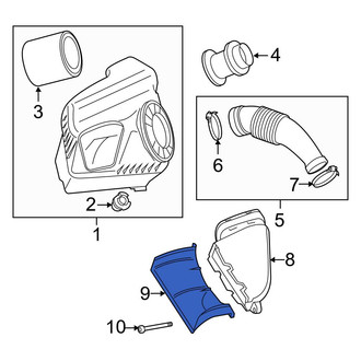 Audi OE - Engine Air Intake Hose Adapter
