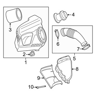 Audi OE - Engine / Transaxle - Air Intake (Diesel)