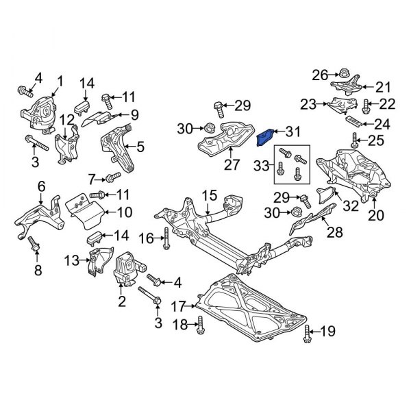 Engine Mount Heat Shield